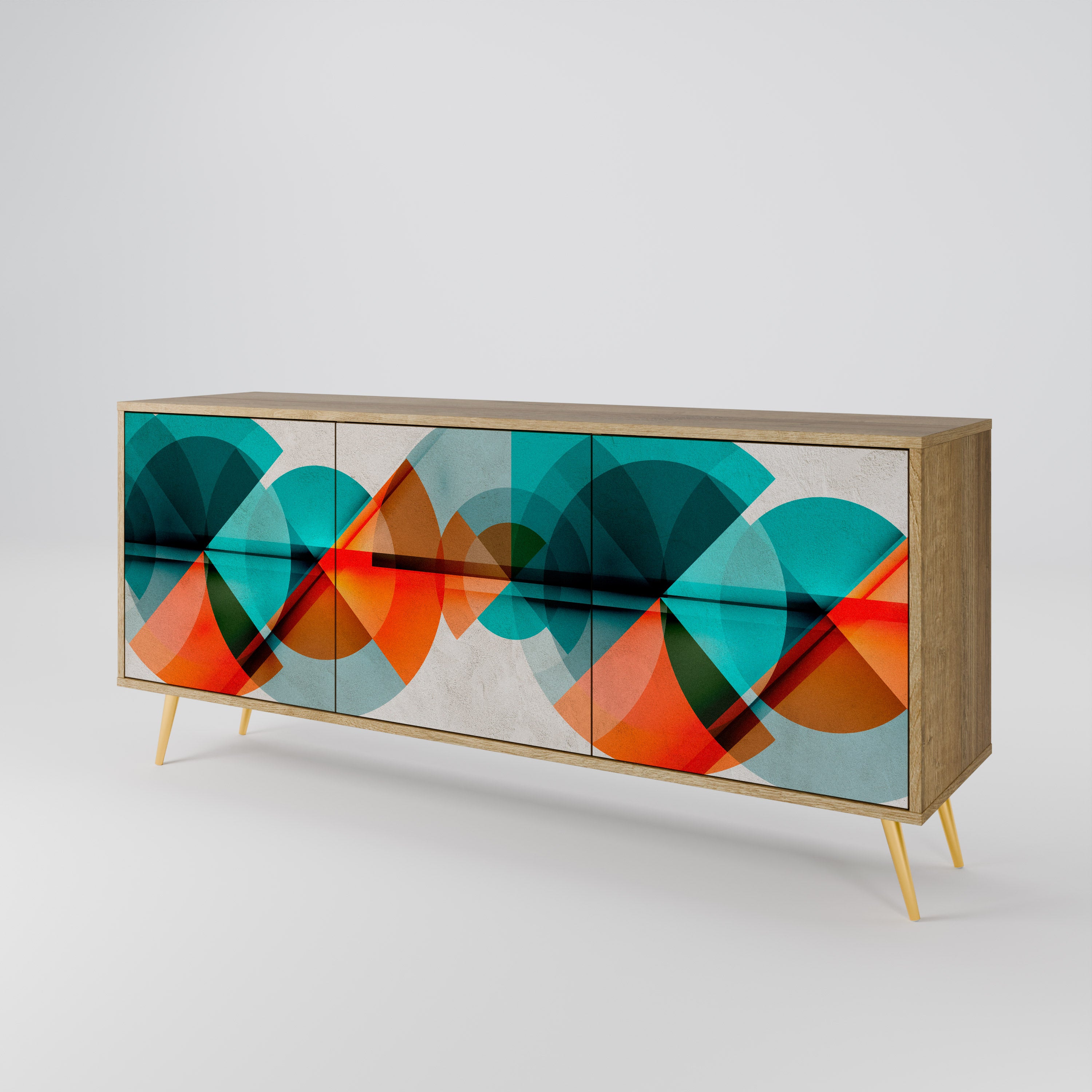 CIRCULAR RHAPSODY 3-Door Sideboard