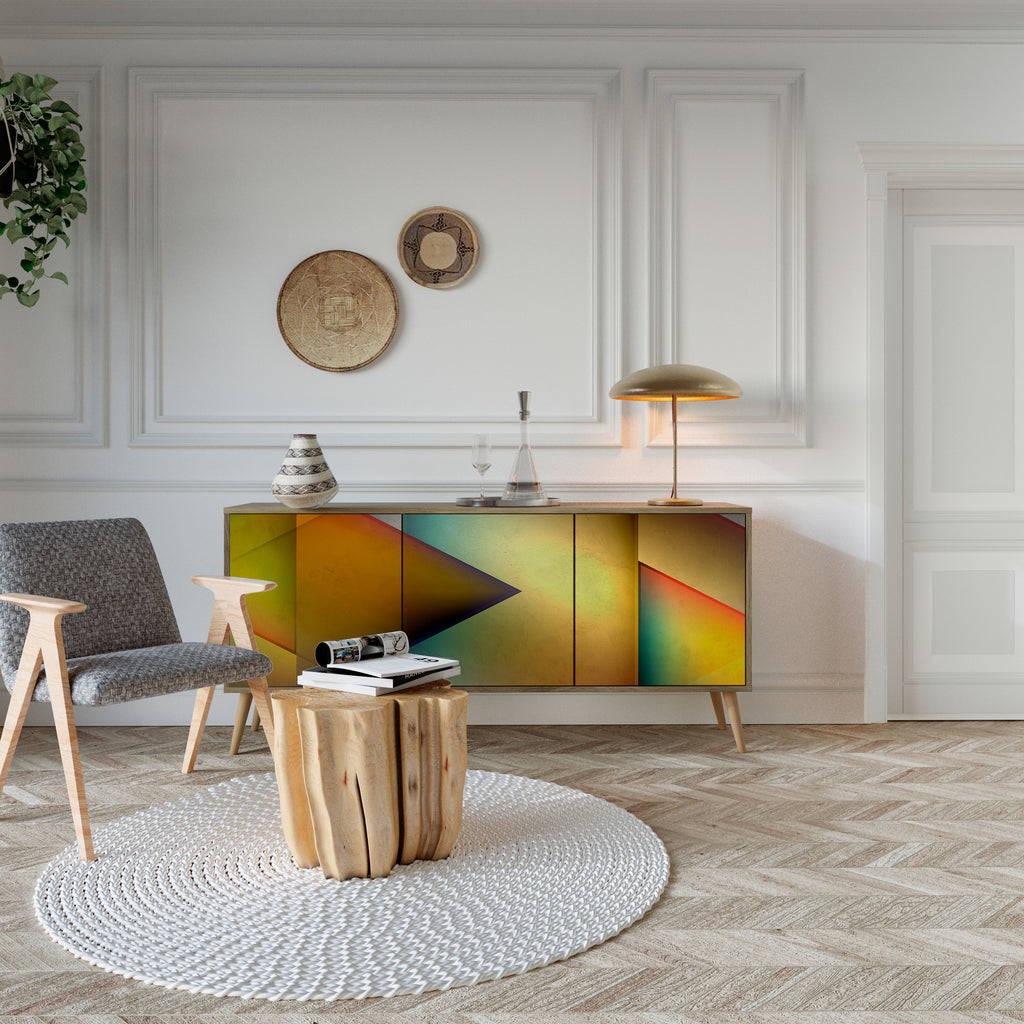 PIERCING SHARPNESS 3-Door Sideboard