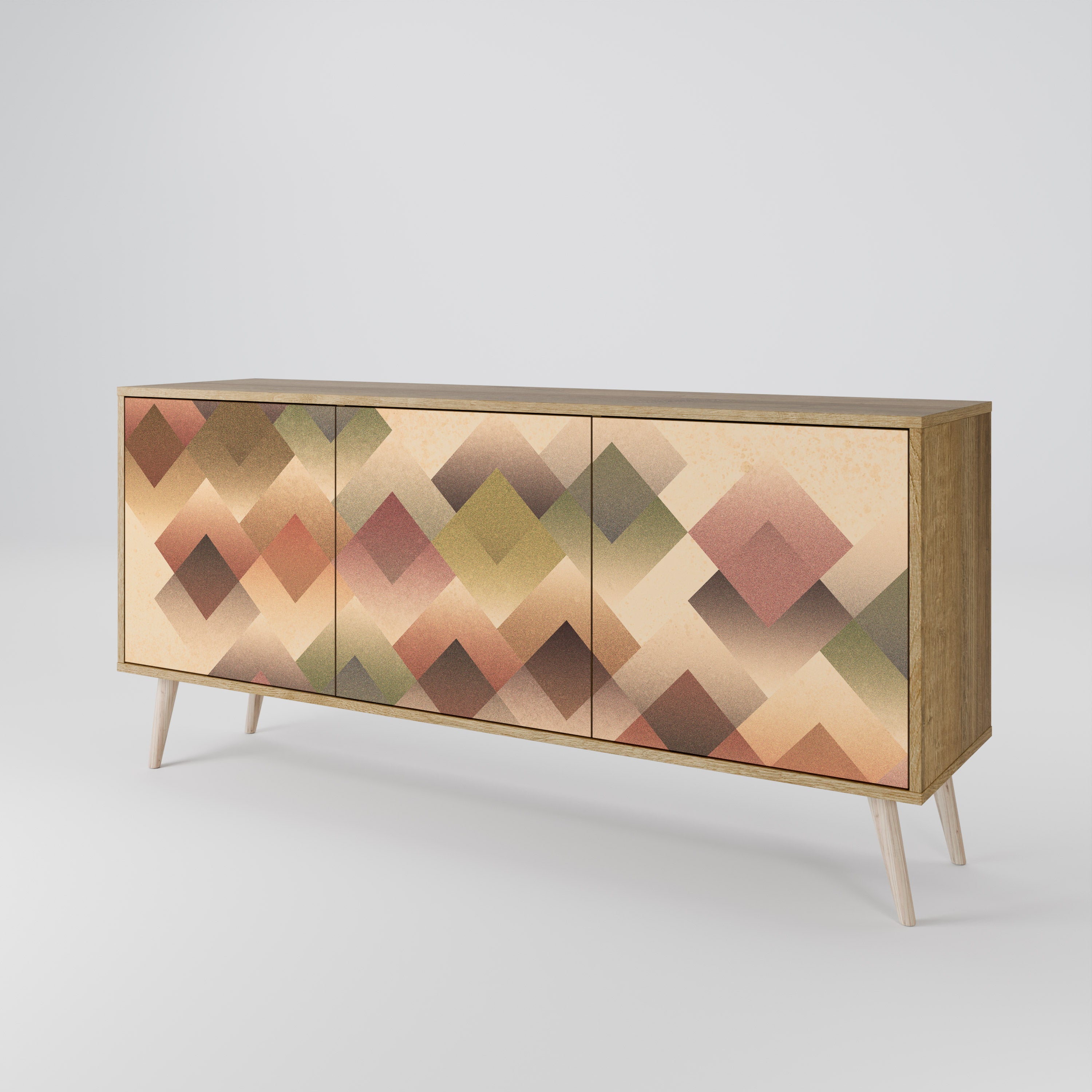 GEOMETRIC FUSION 3-türiges Sideboard