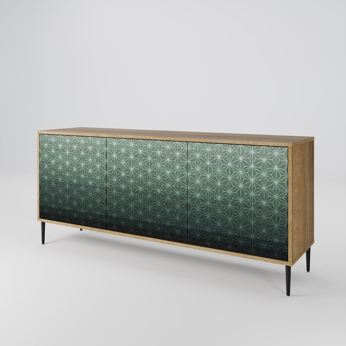 ORNAMENTAL GLIMMER Aparador de 3 Puertas