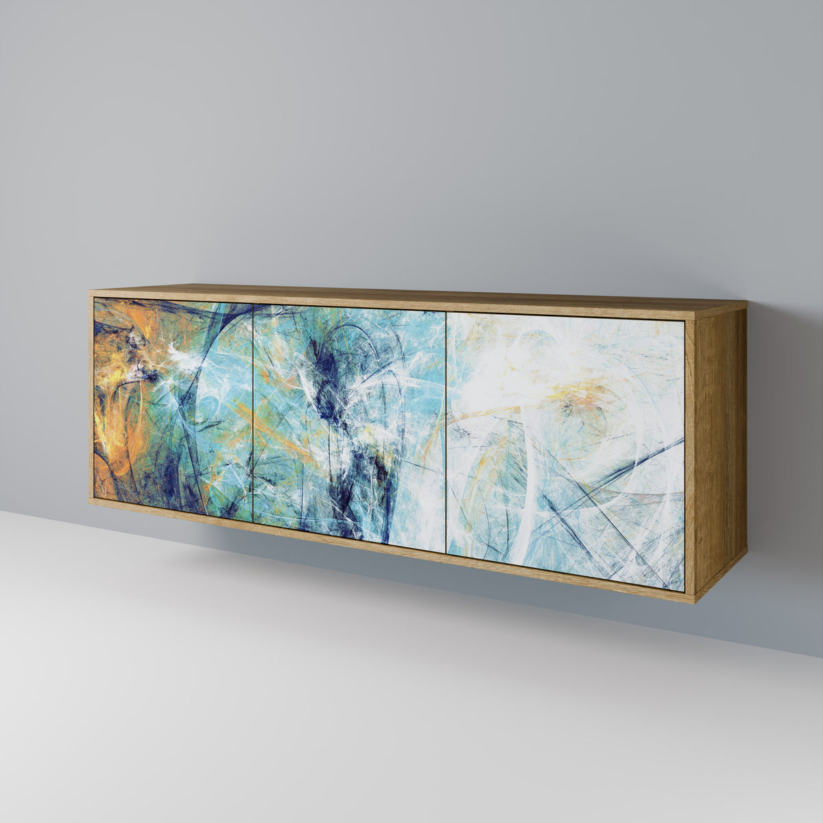 ABSTRACT THOUGHTS Aparador de 3 Portas