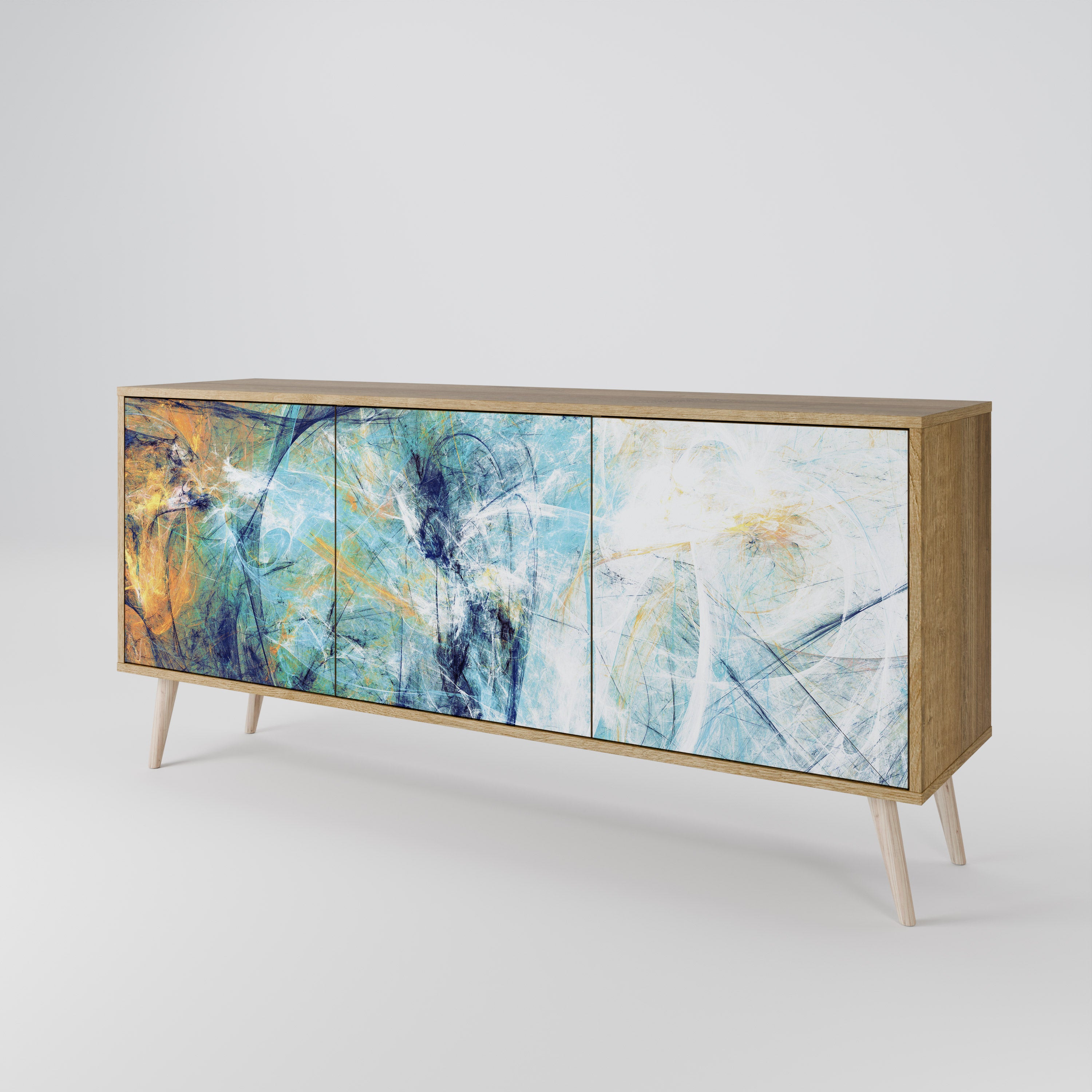 ABSTRACT THOUGHTS 3-Door Sideboard
