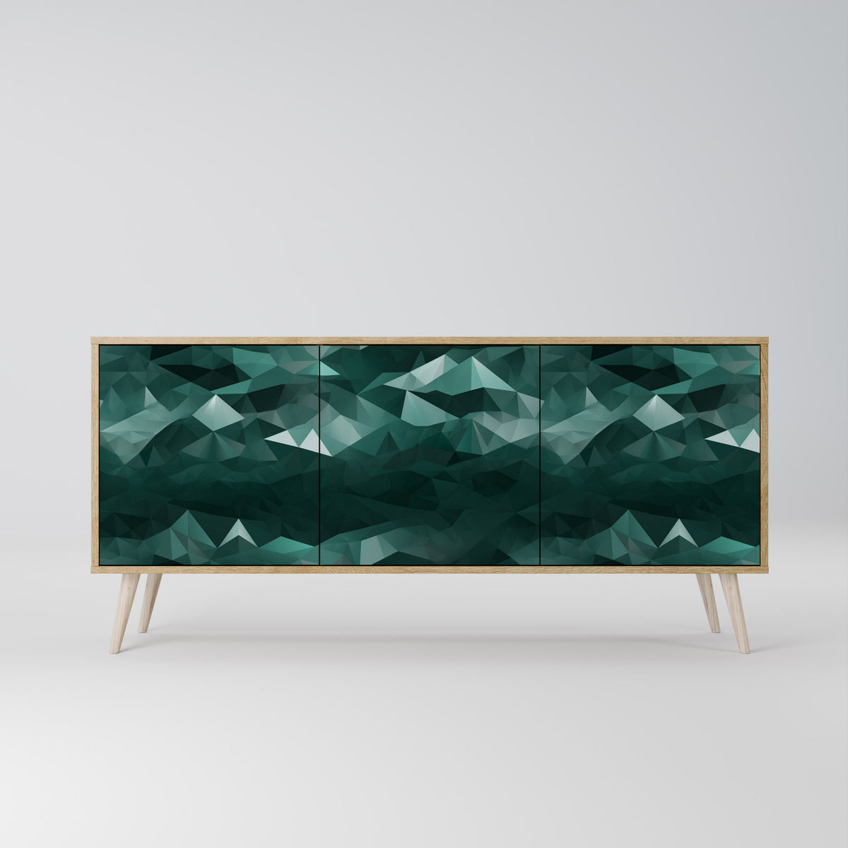 POLYGONAL FLOATING Aparador de 3 Puertas