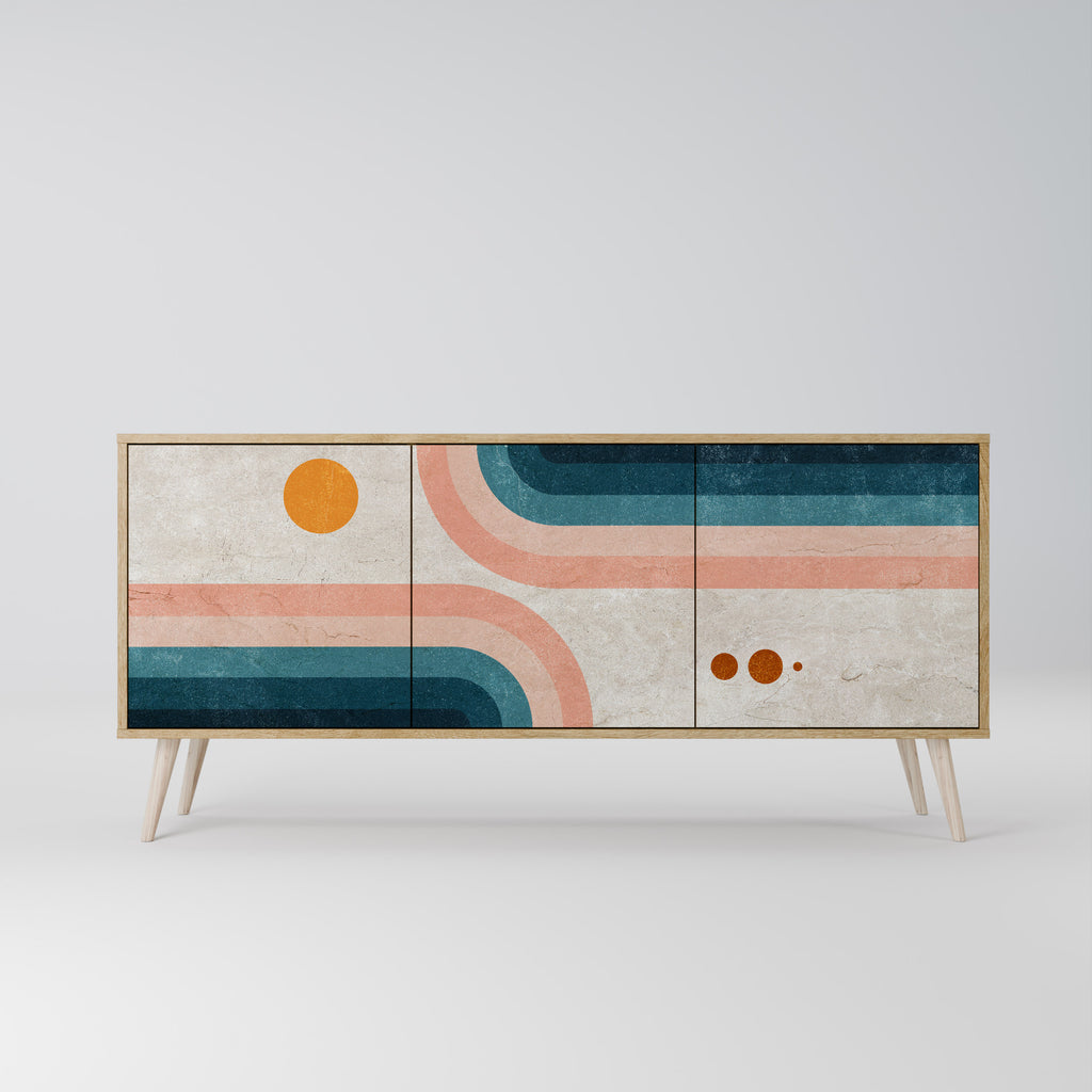 TWO HALVES 3-türiges Sideboard