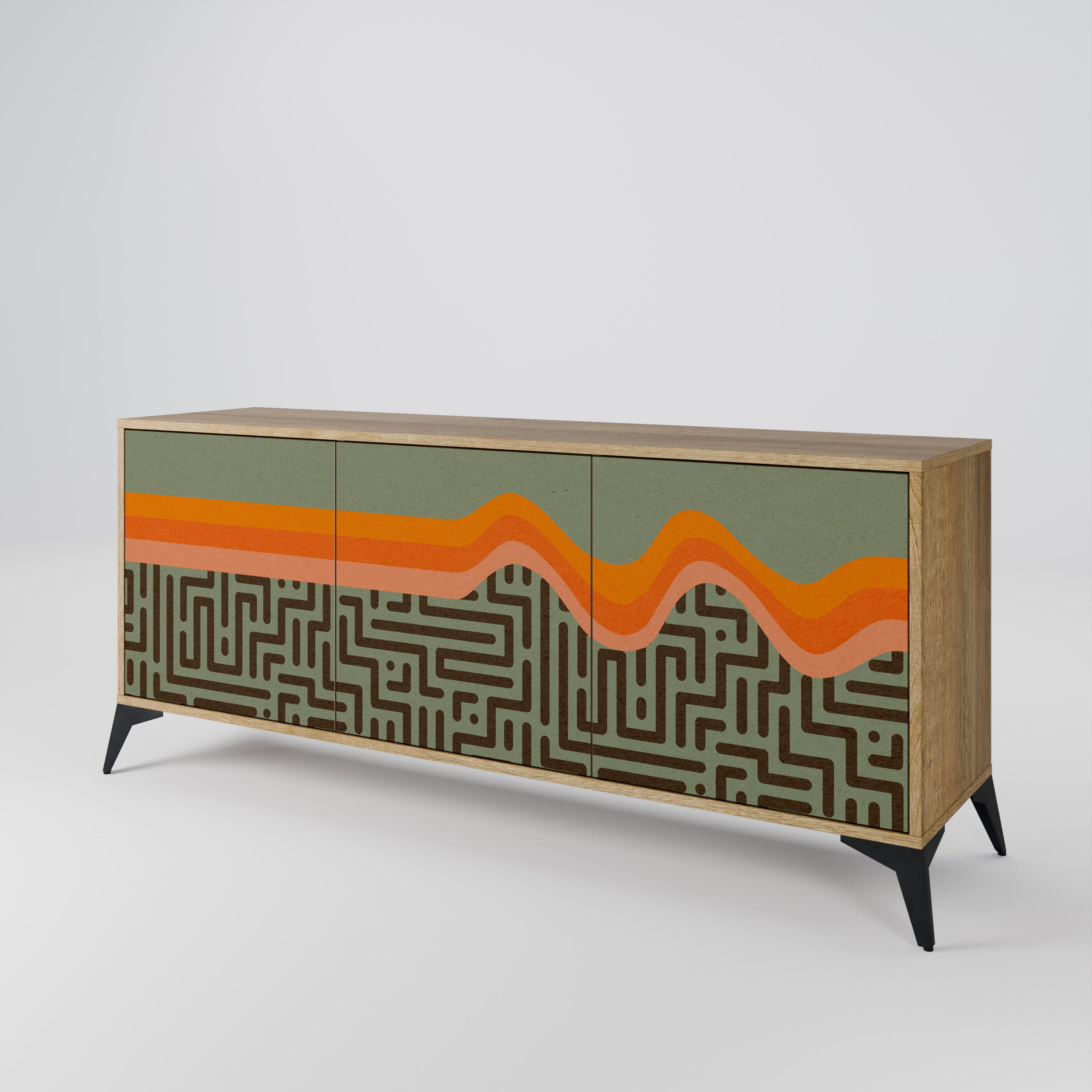 SIMPLE SOLUTIONS 3-Door Sideboard