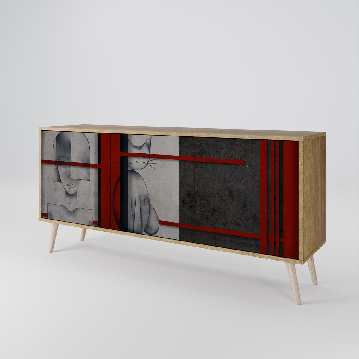 GRAY FIGURES 3-türiges Sideboard