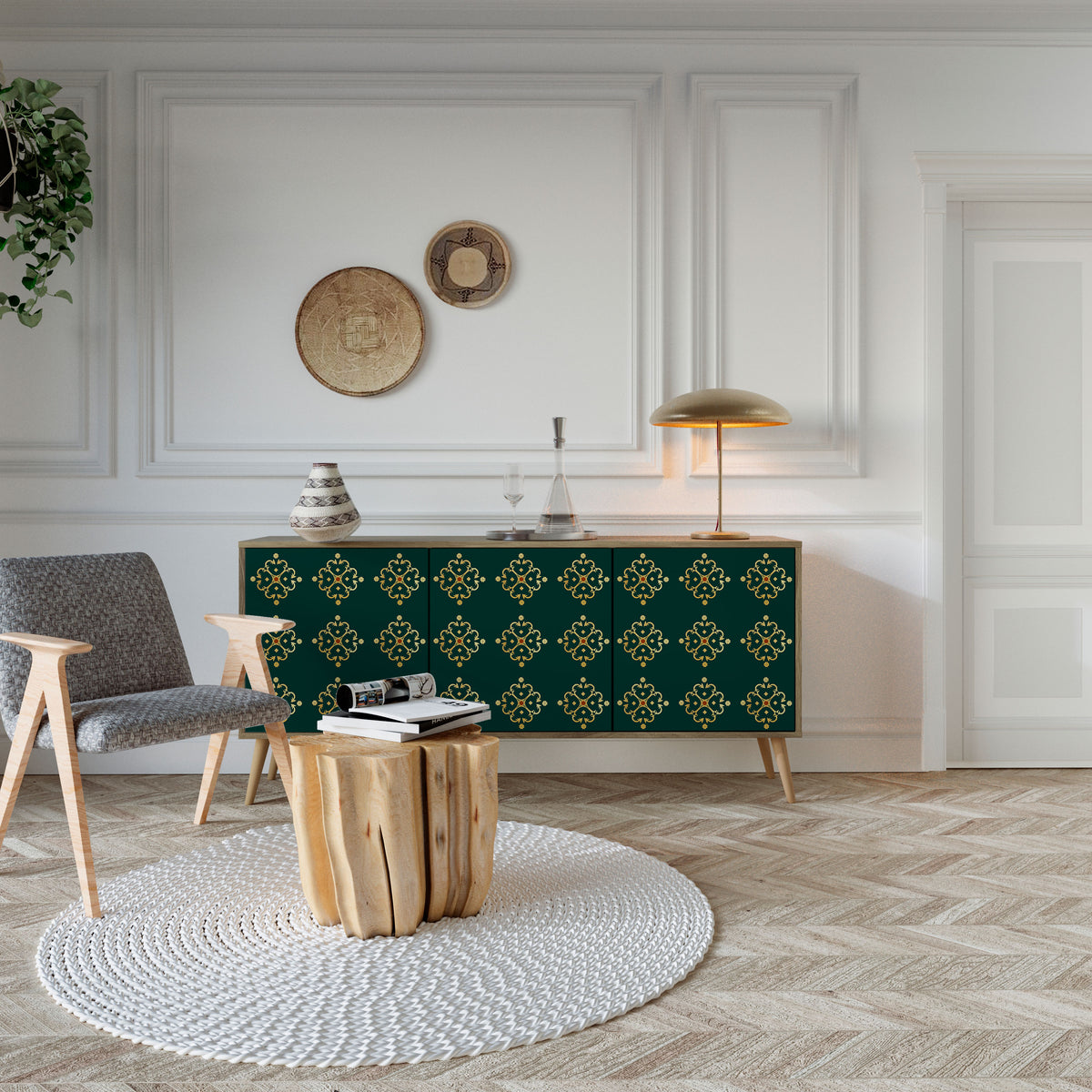 ROYAL MEDALLION 3-türiges Sideboard