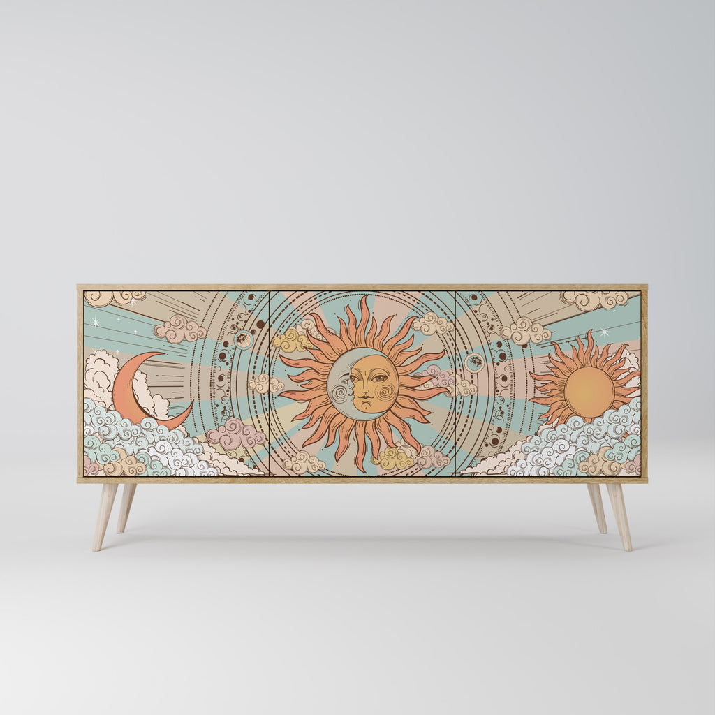 MYSTICAL STRUCTURE 3-Door Sideboard