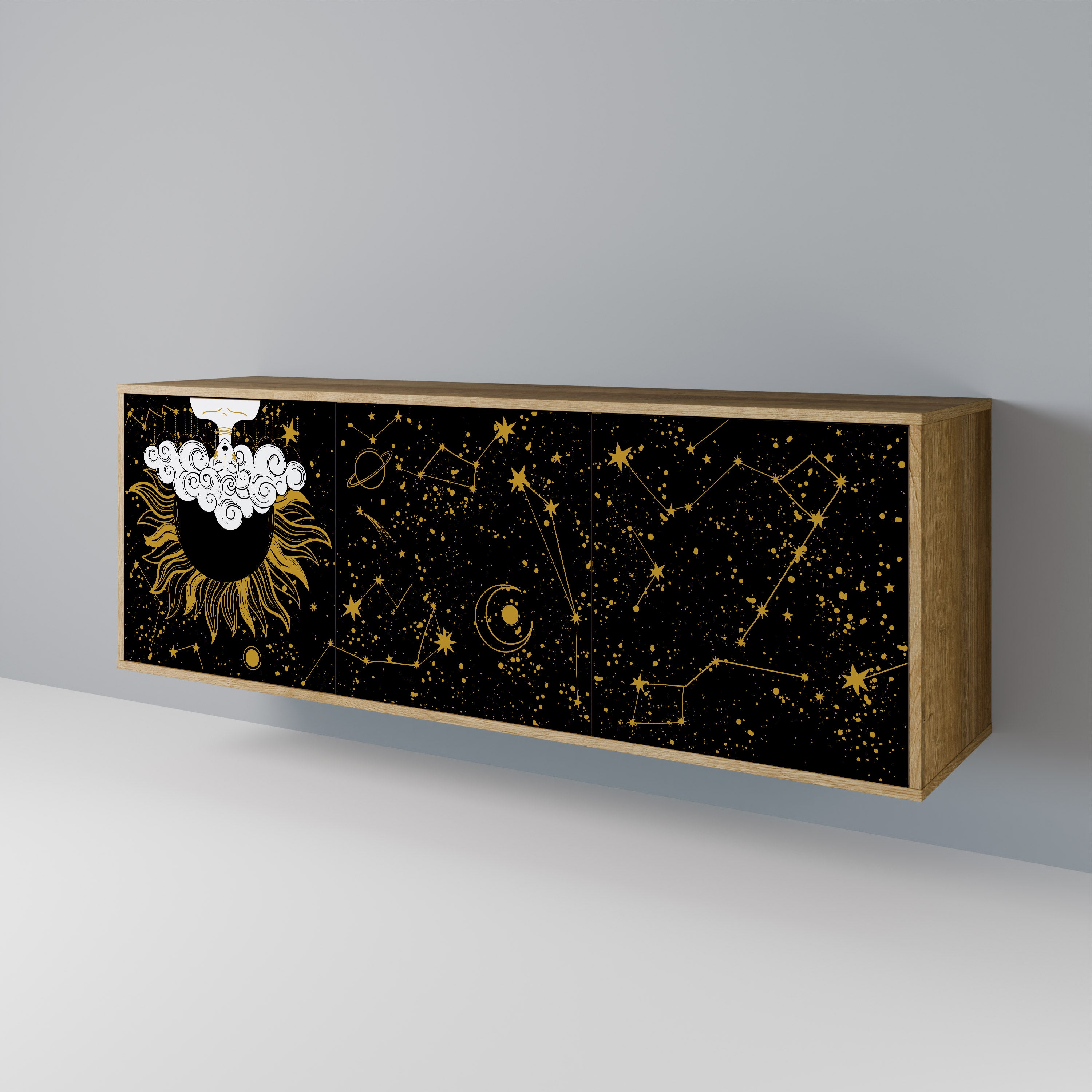 STELLAR CONSTELLATIONS 3-Door Sideboard