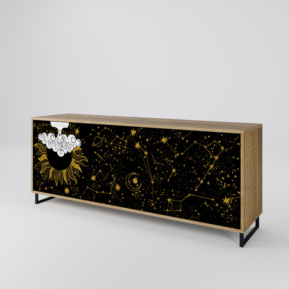 STELLAR CONSTELLATIONS Aparador de 3 Puertas