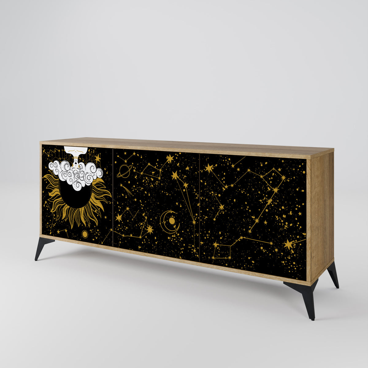 STELLAR CONSTELLATIONS Aparador de 3 Puertas