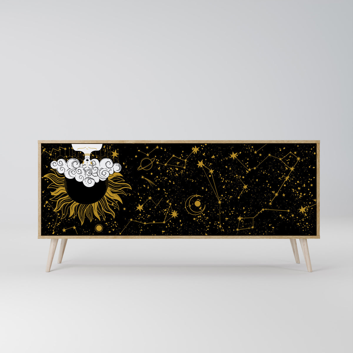 STELLAR CONSTELLATIONS Aparador de 3 Puertas