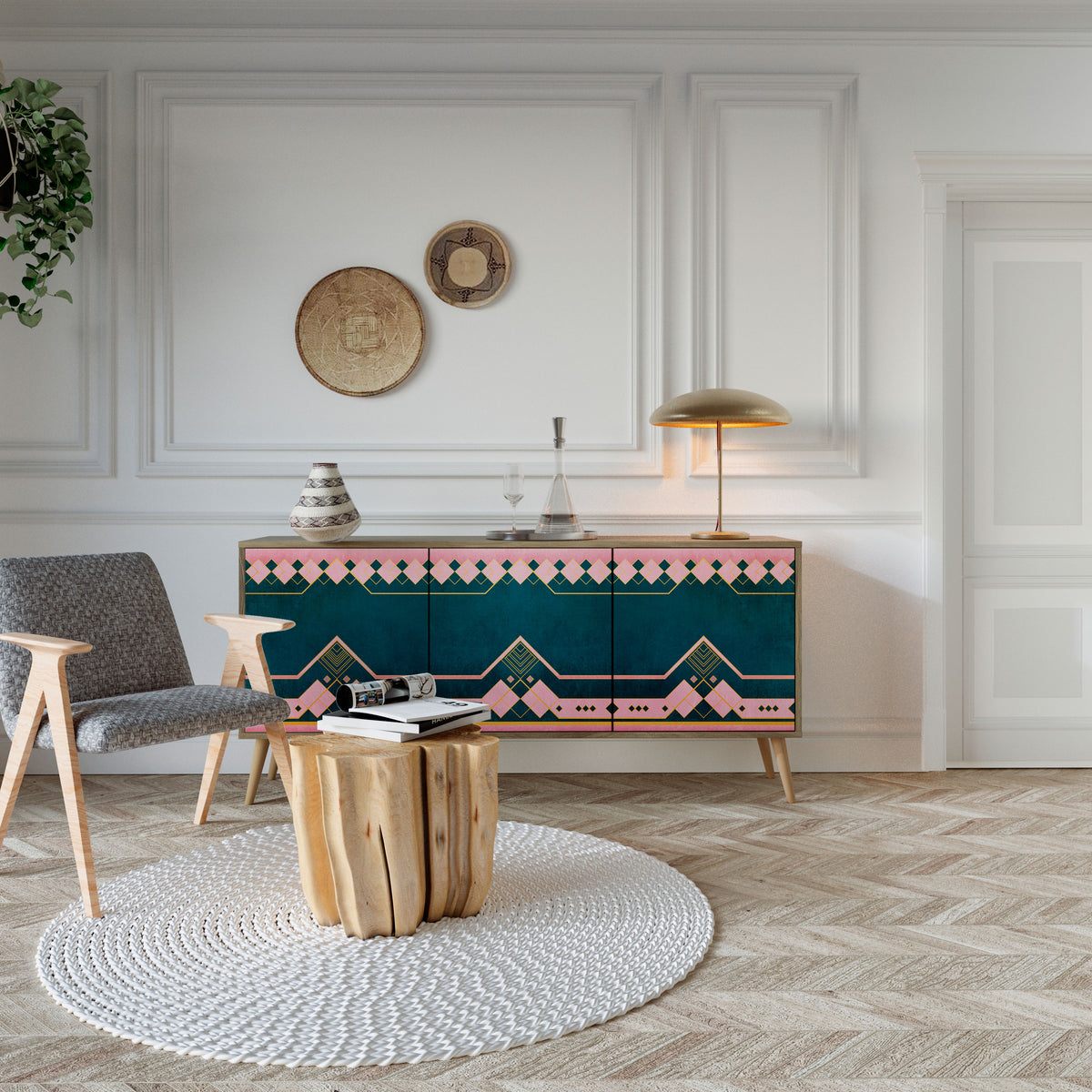 ROYAL COMPOSITION 3-türiges Sideboard