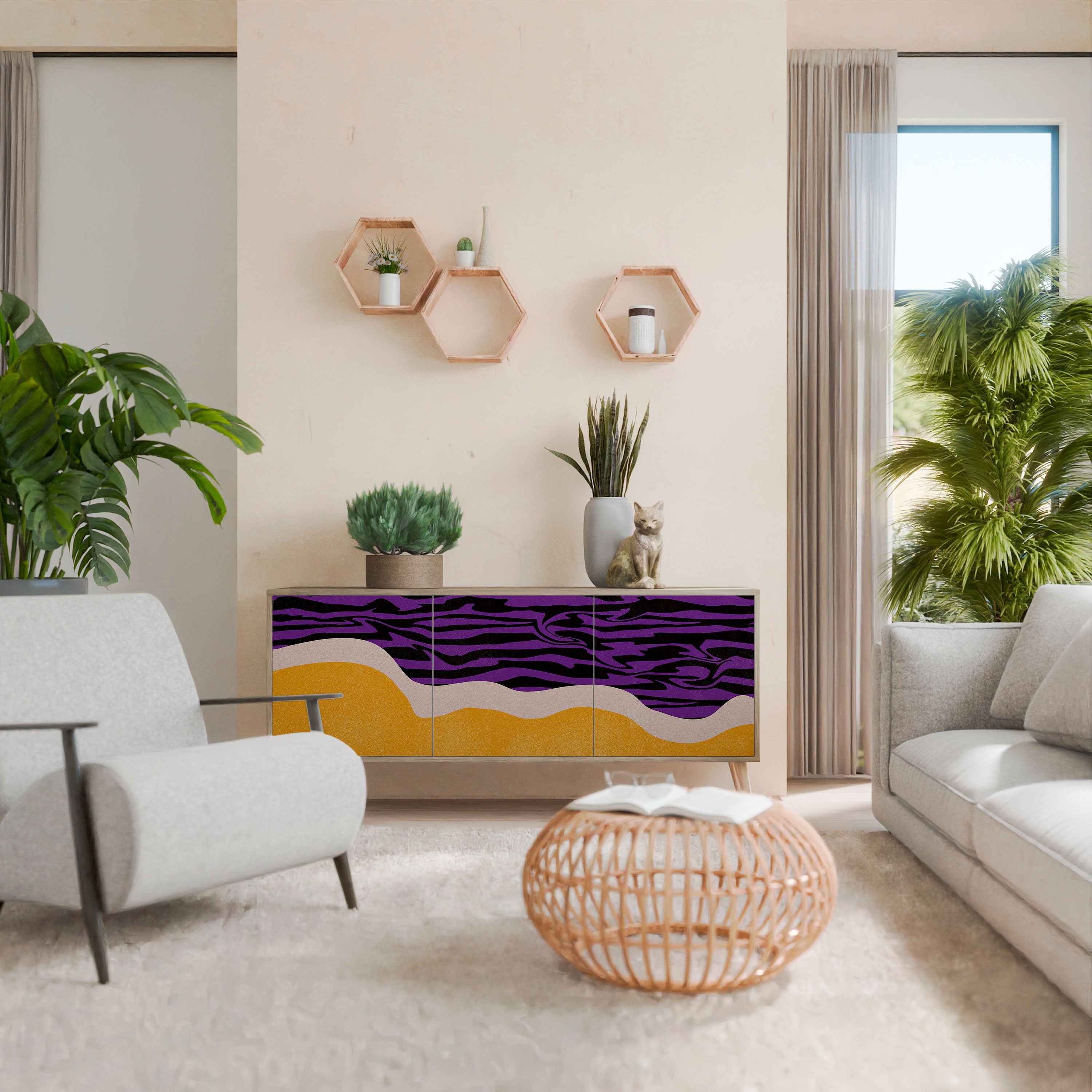 INDEPENDENT BORDER 3-Door Sideboard