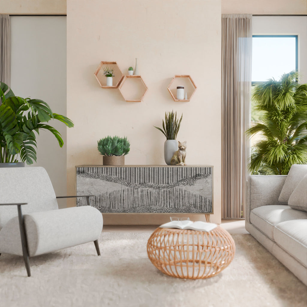 GRAIN LINES Μπουφές 3-θυρών