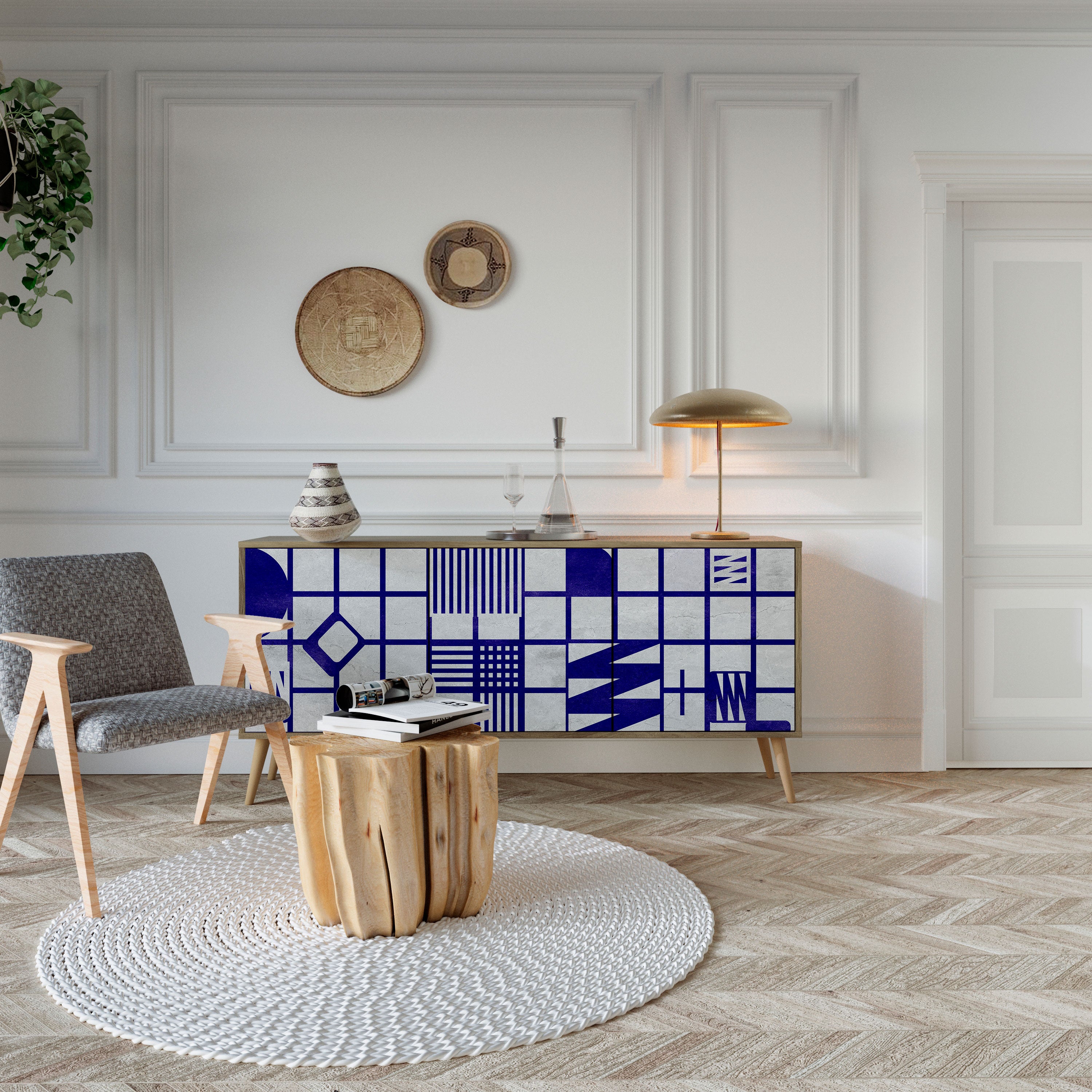 THE RIGHT PLACES 3-Door Sideboard