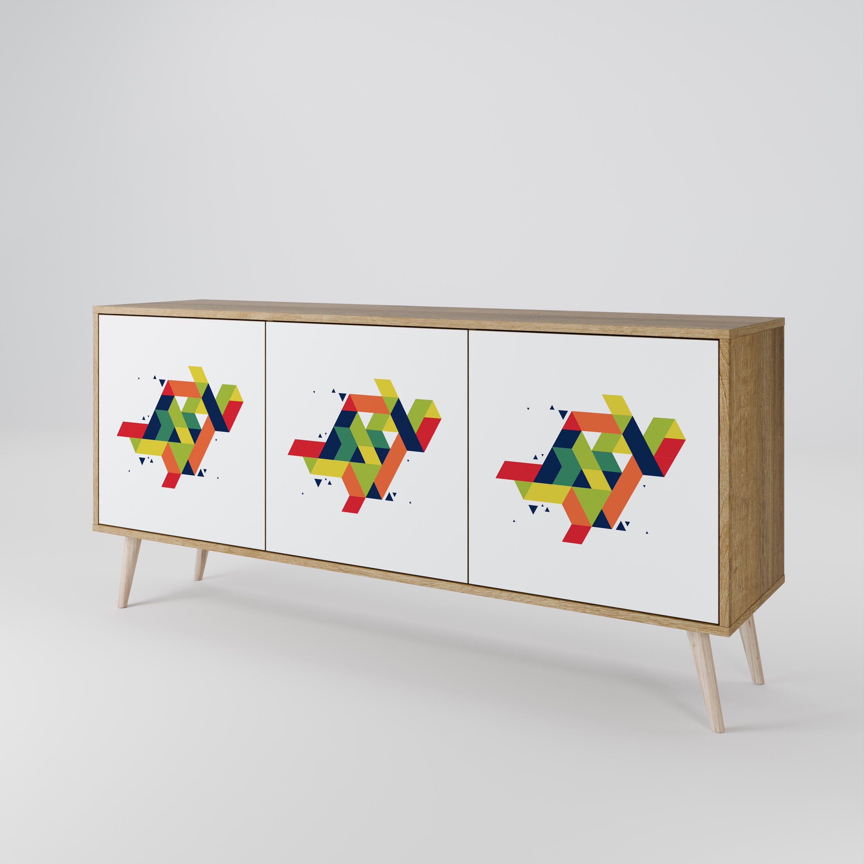 FUTURE SIGN 3-Door Sideboard – spacerebels.com