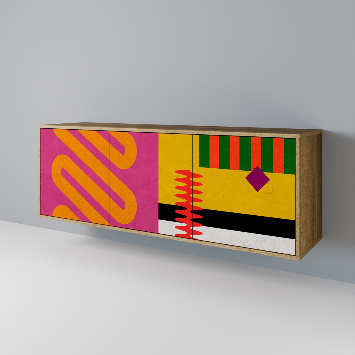 VIVID ART 3-türiges Sideboard