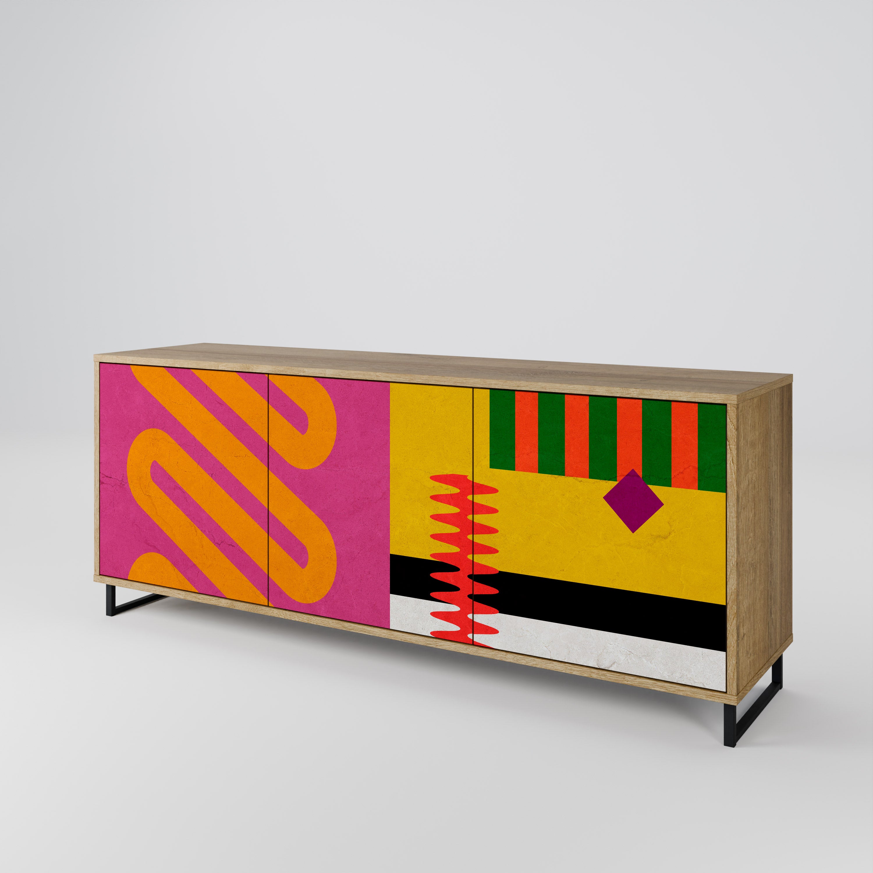 VIVID ART 3-Door Sideboard