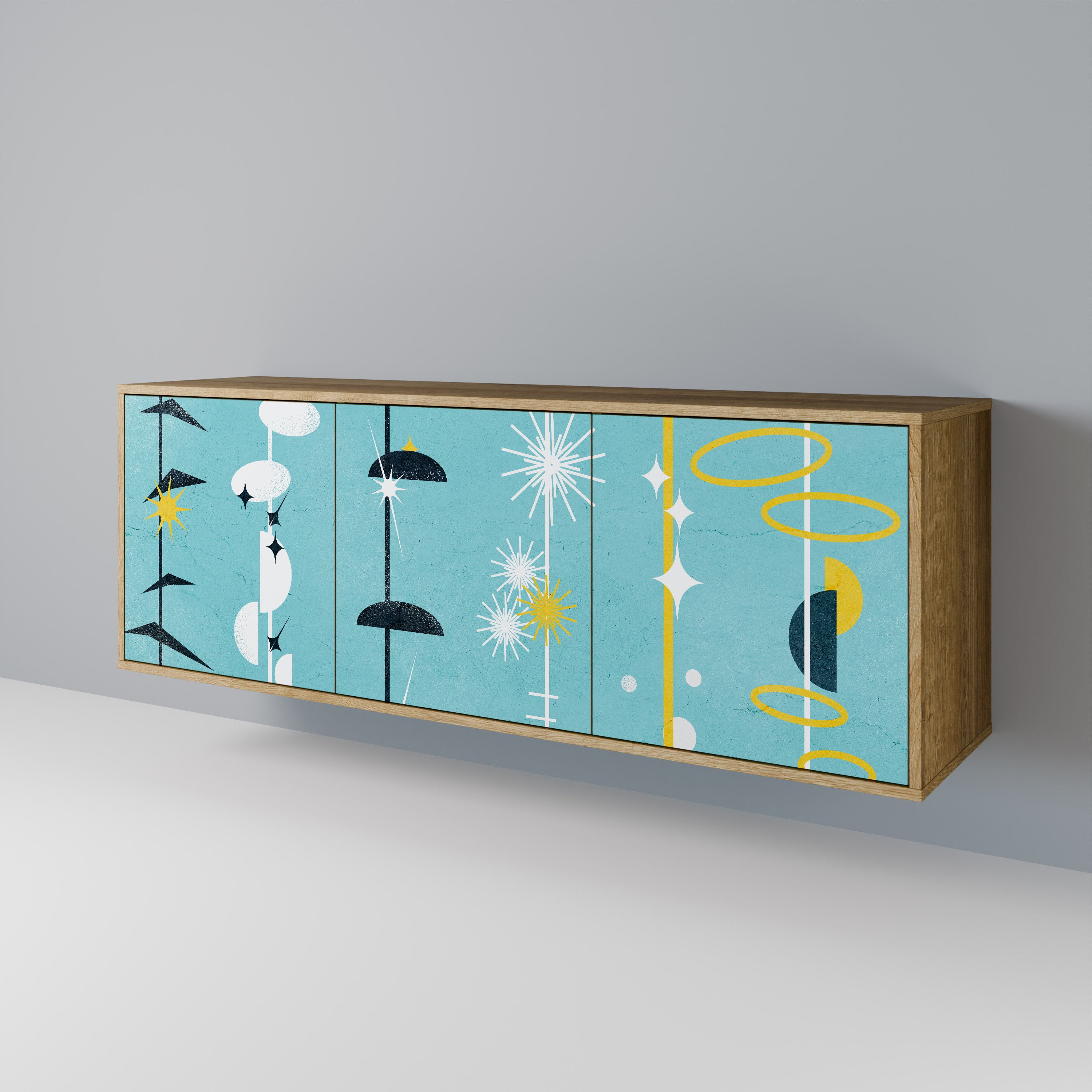 PATHS TO HAPPINESS 3-Door Sideboard