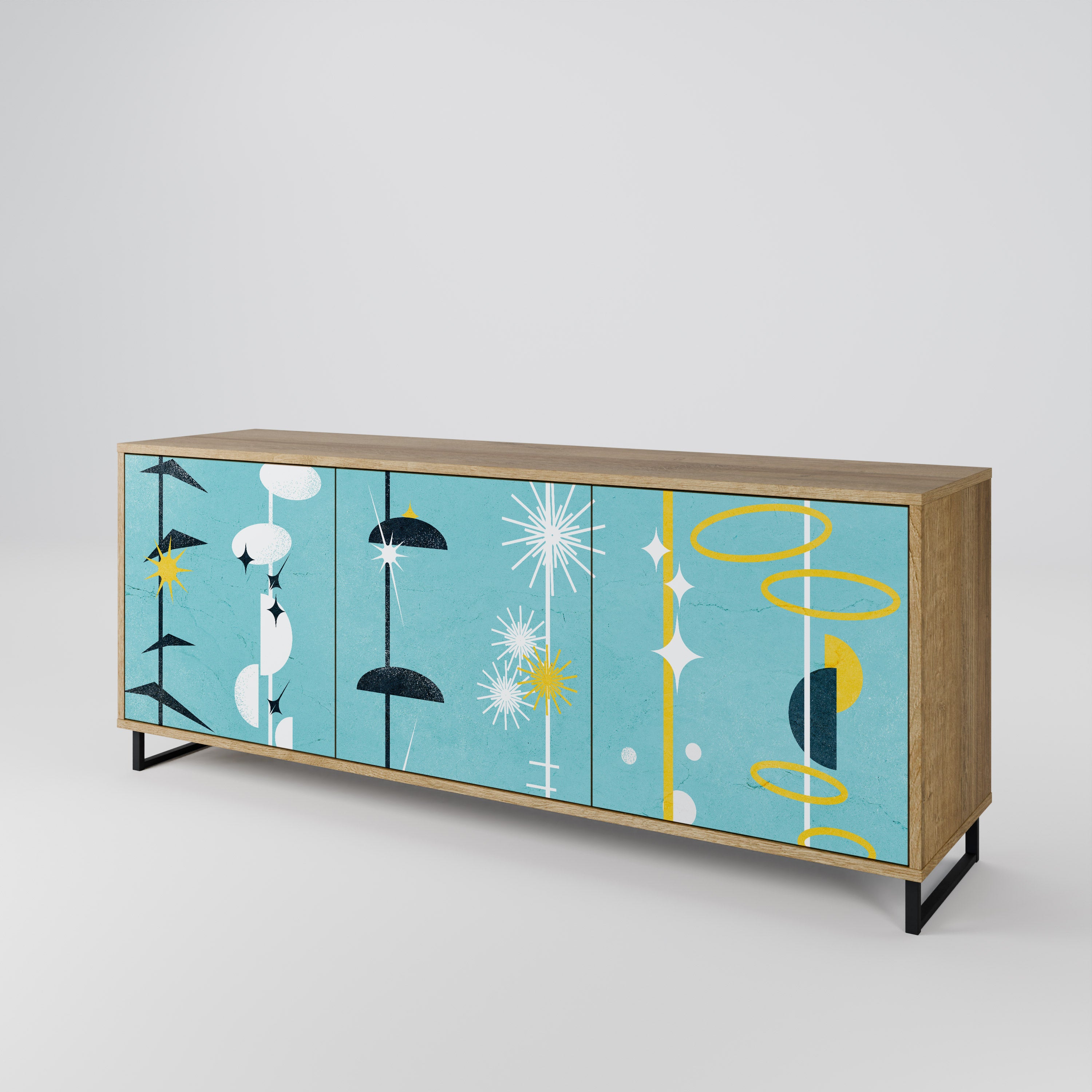 PATHS TO HAPPINESS 3-Door Sideboard