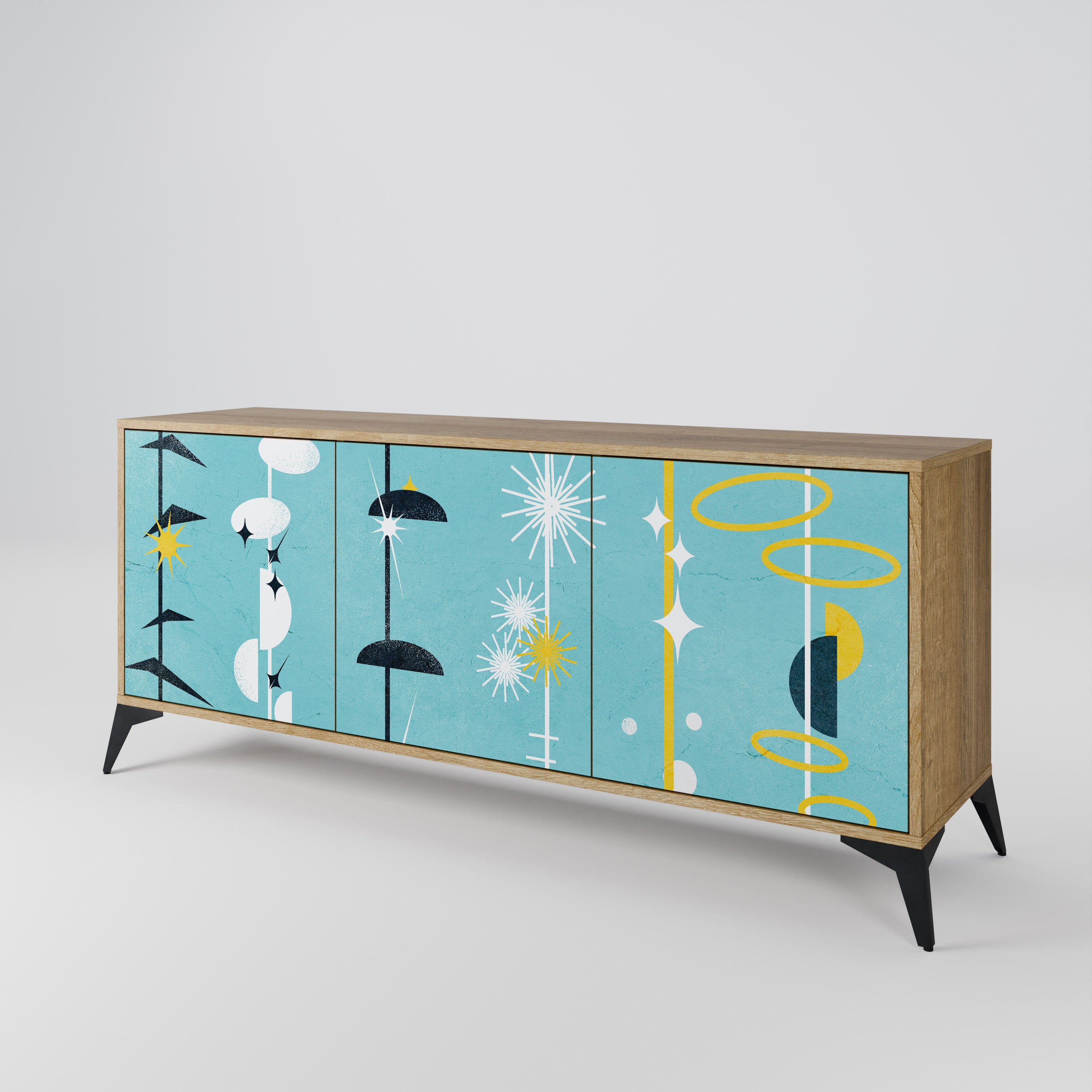 PATHS TO HAPPINESS 3-Door Sideboard