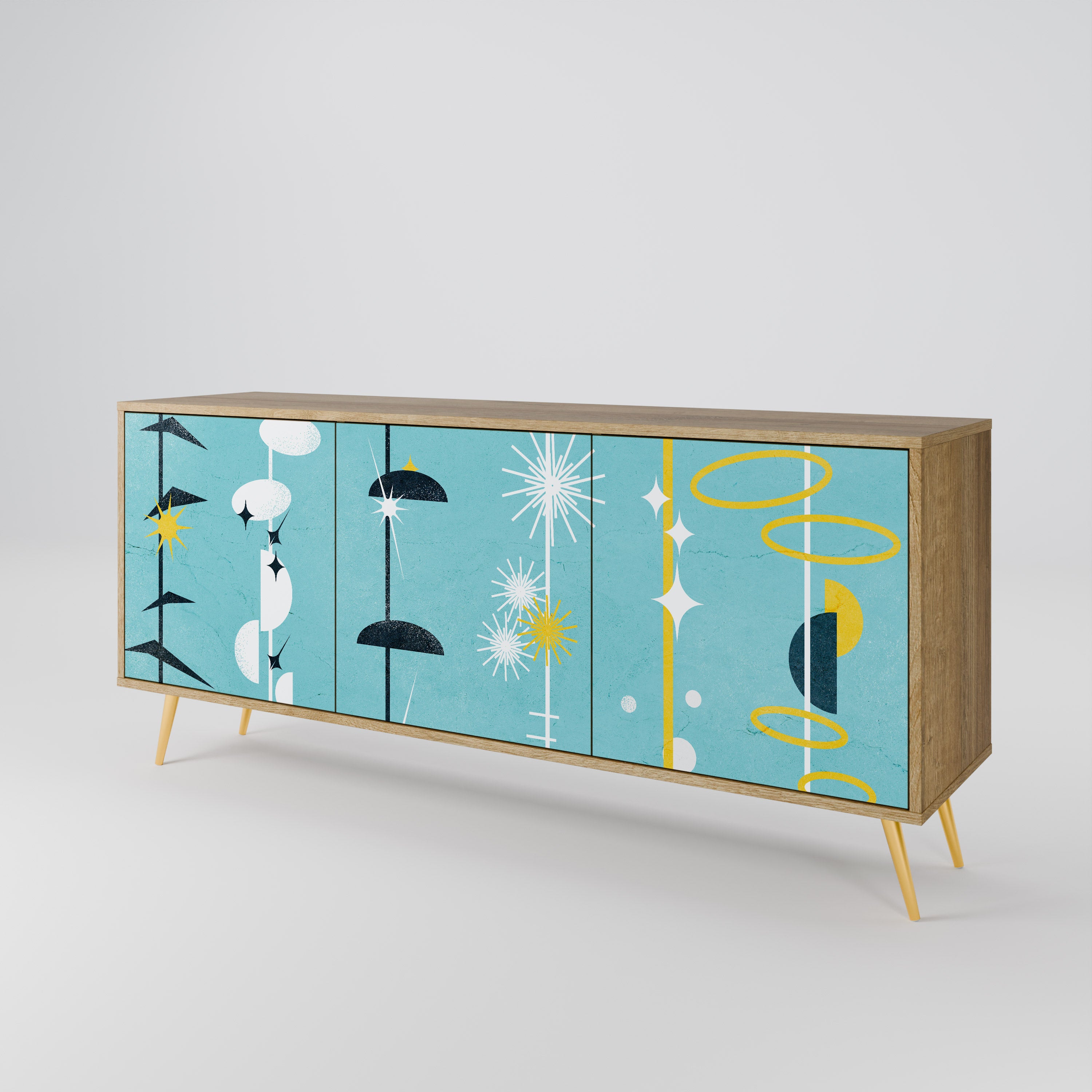 PATHS TO HAPPINESS 3-Door Sideboard
