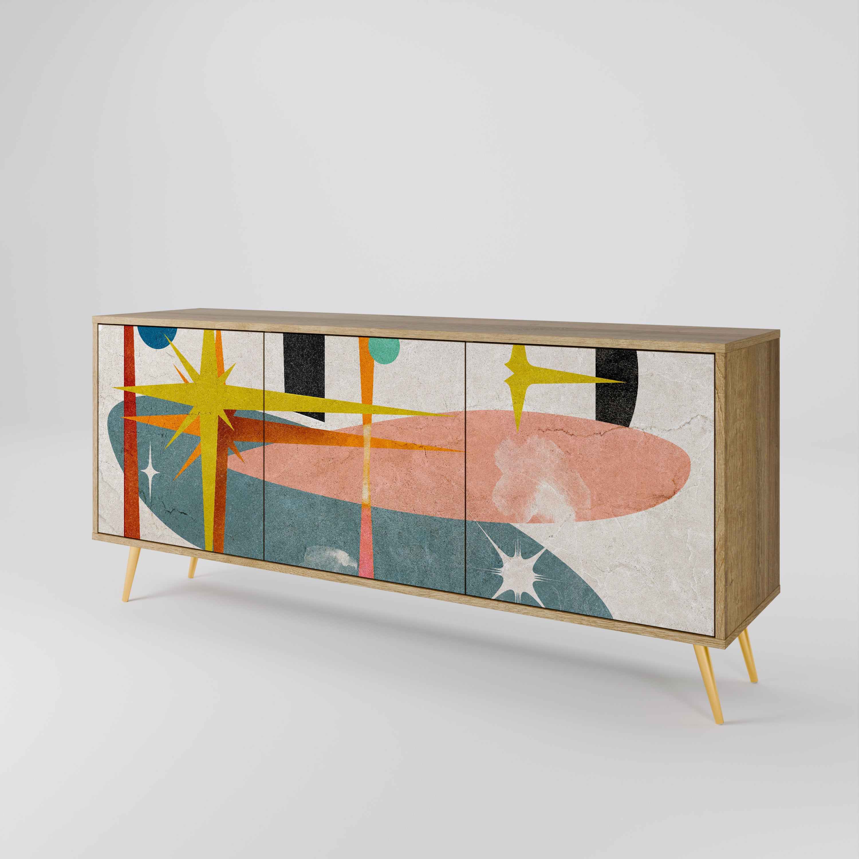 INTERSTELLAR VIBES 3-Door Sideboard