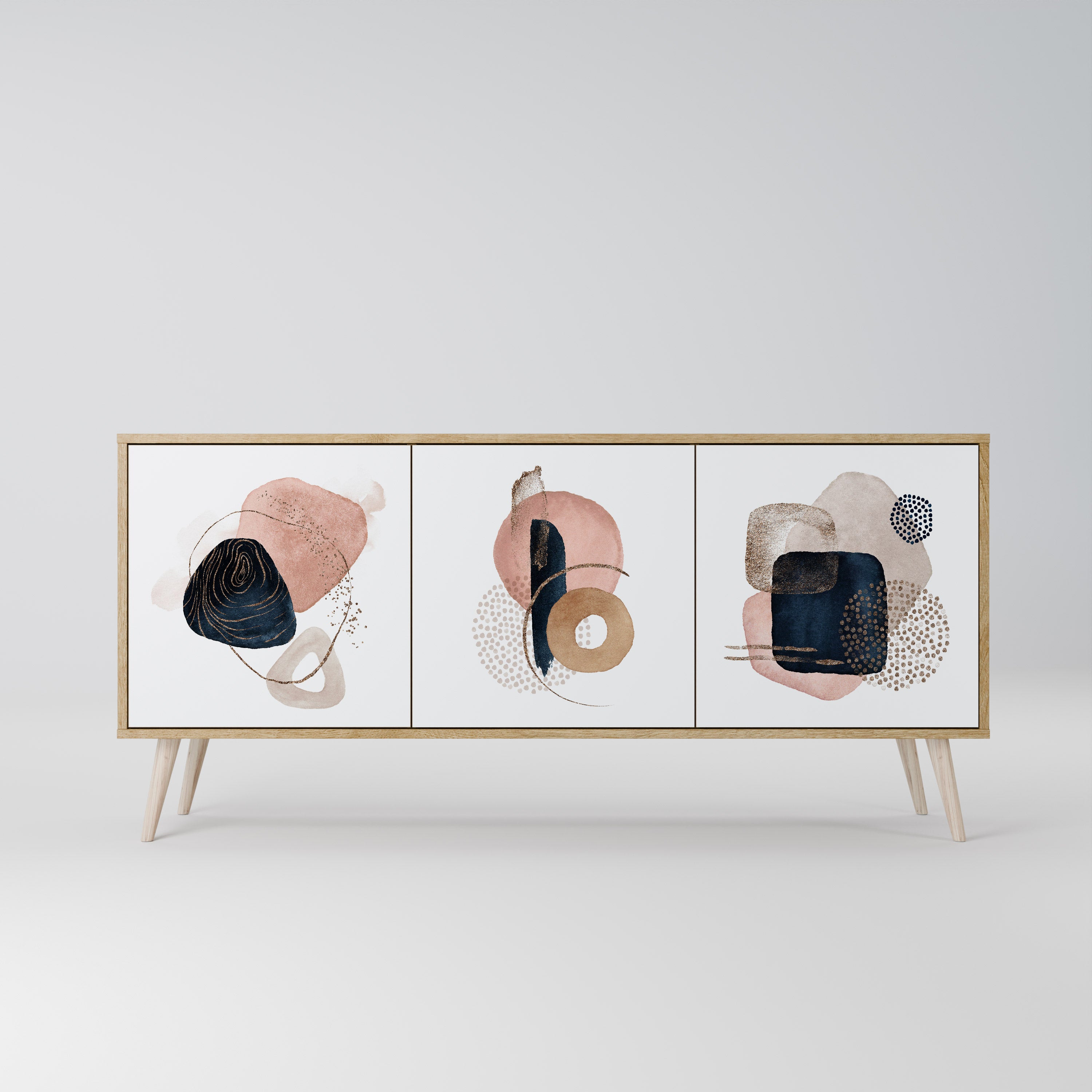 COLORFUL SHAPES 3-Door Sideboard