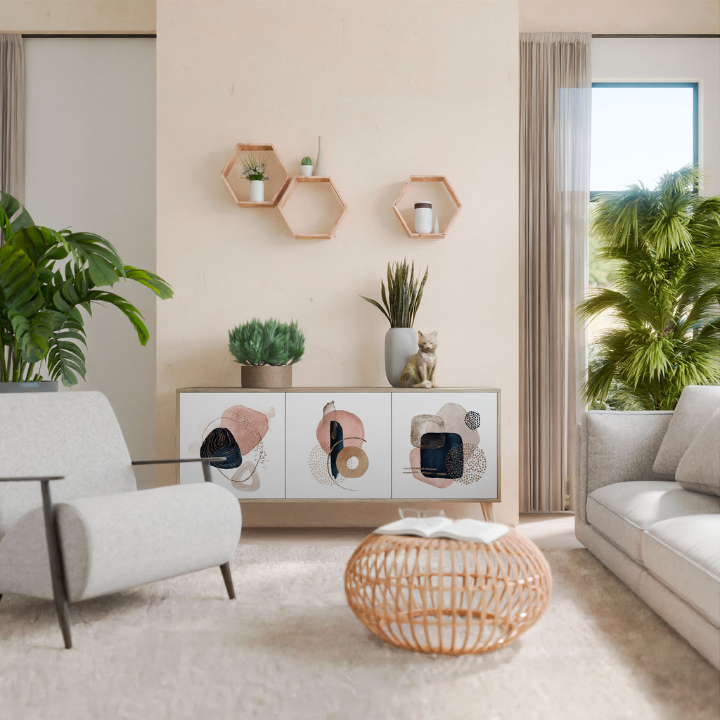 COLORFUL SHAPES 3-Door Sideboard