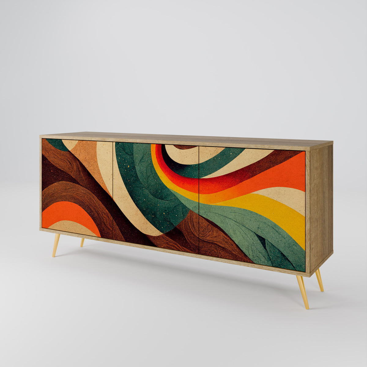COLORFUL STRANDS 3-türiges Sideboard