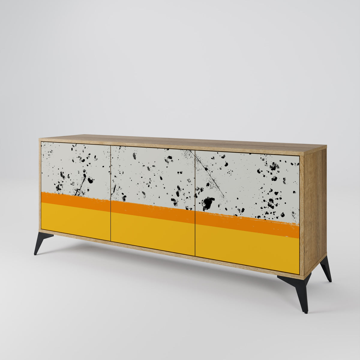 DYED BY ORANGE 3-türiges Sideboard