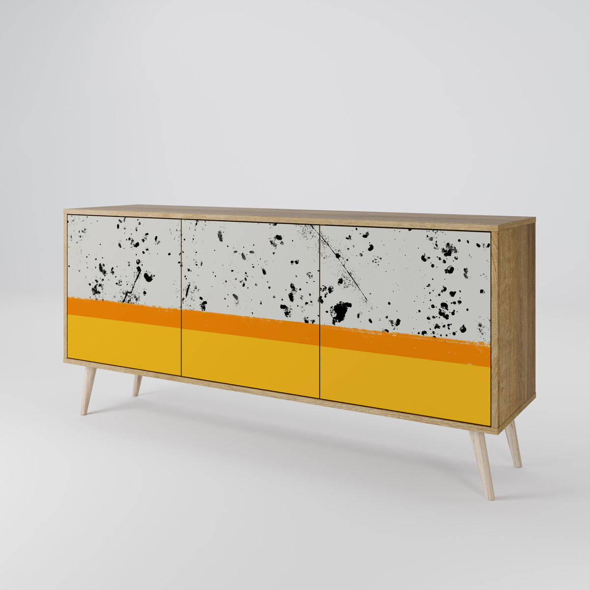DYED BY ORANGE 3-türiges Sideboard