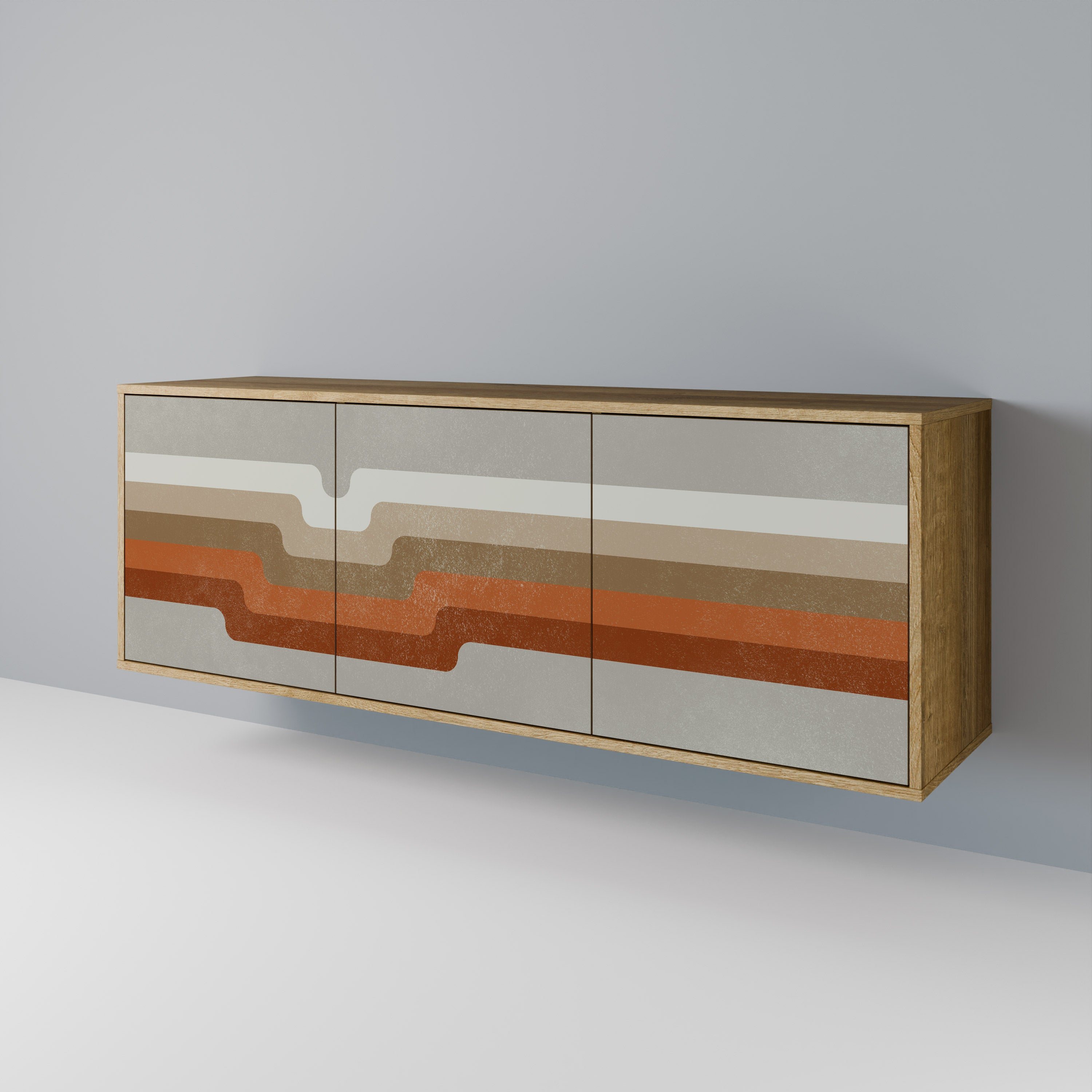 PECULIAR TRAIL Skänk med tre dörrar