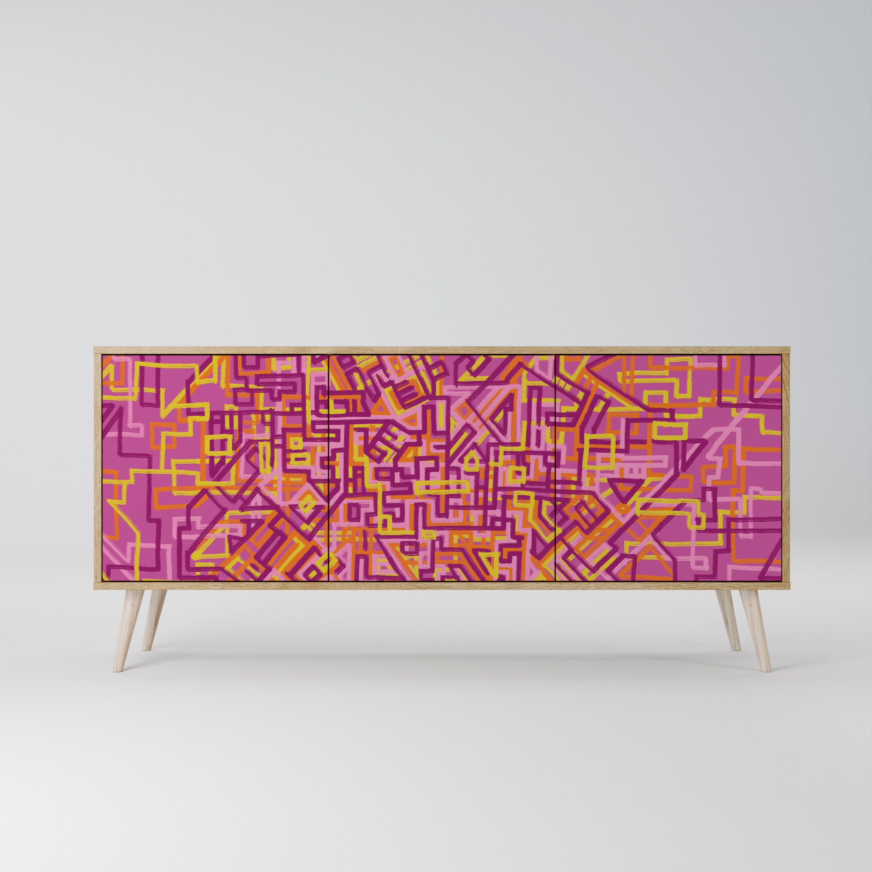 LOVELY MEMORIES Skänk med tre dörrar