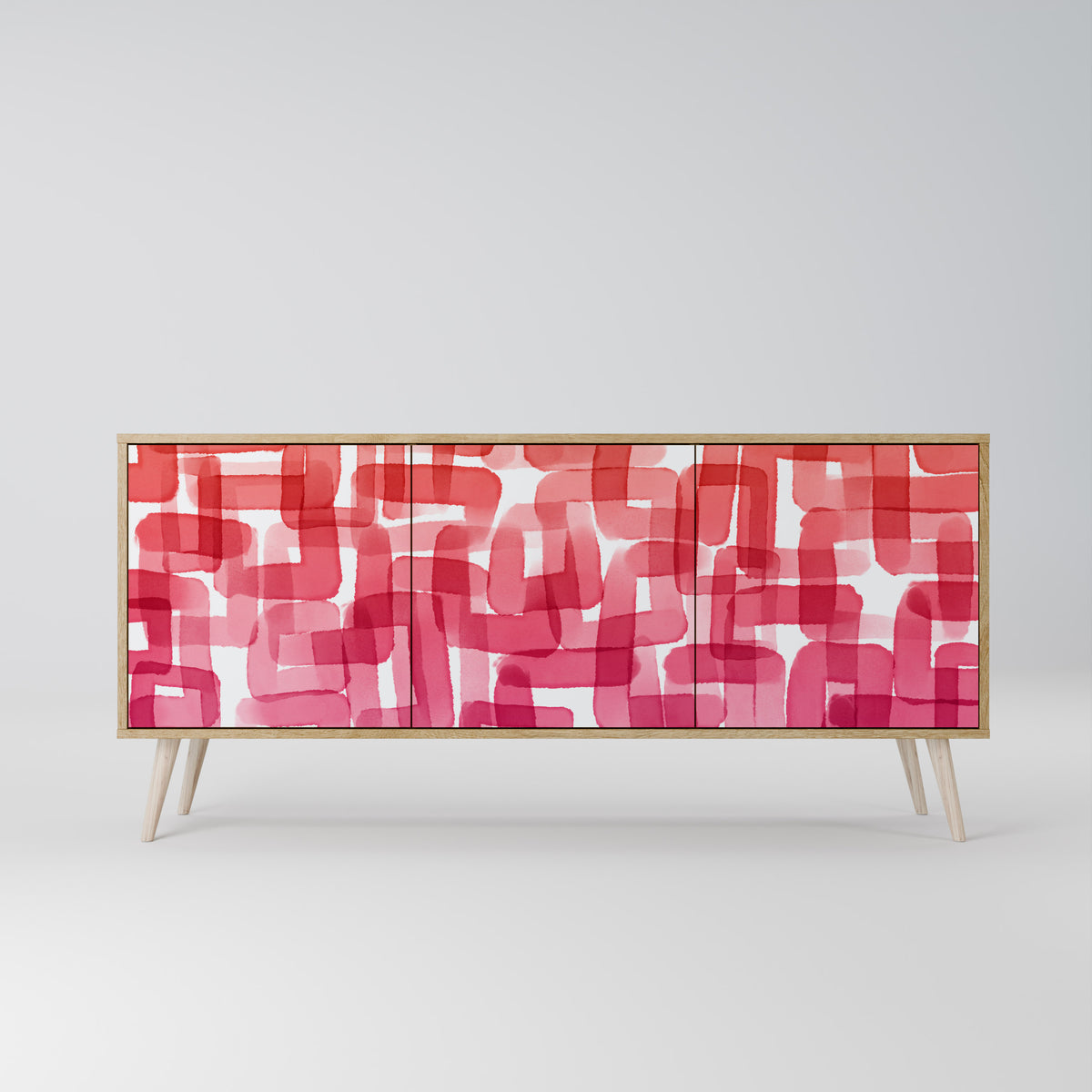 KALEIDOSCOPIC CUBISM 3-türiges Sideboard