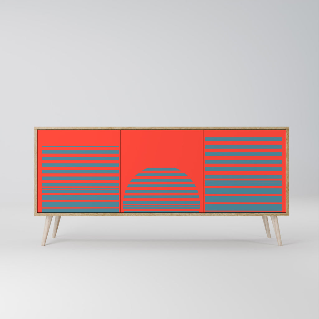 RISING GEOMETRY STARS 3-Door Sideboard