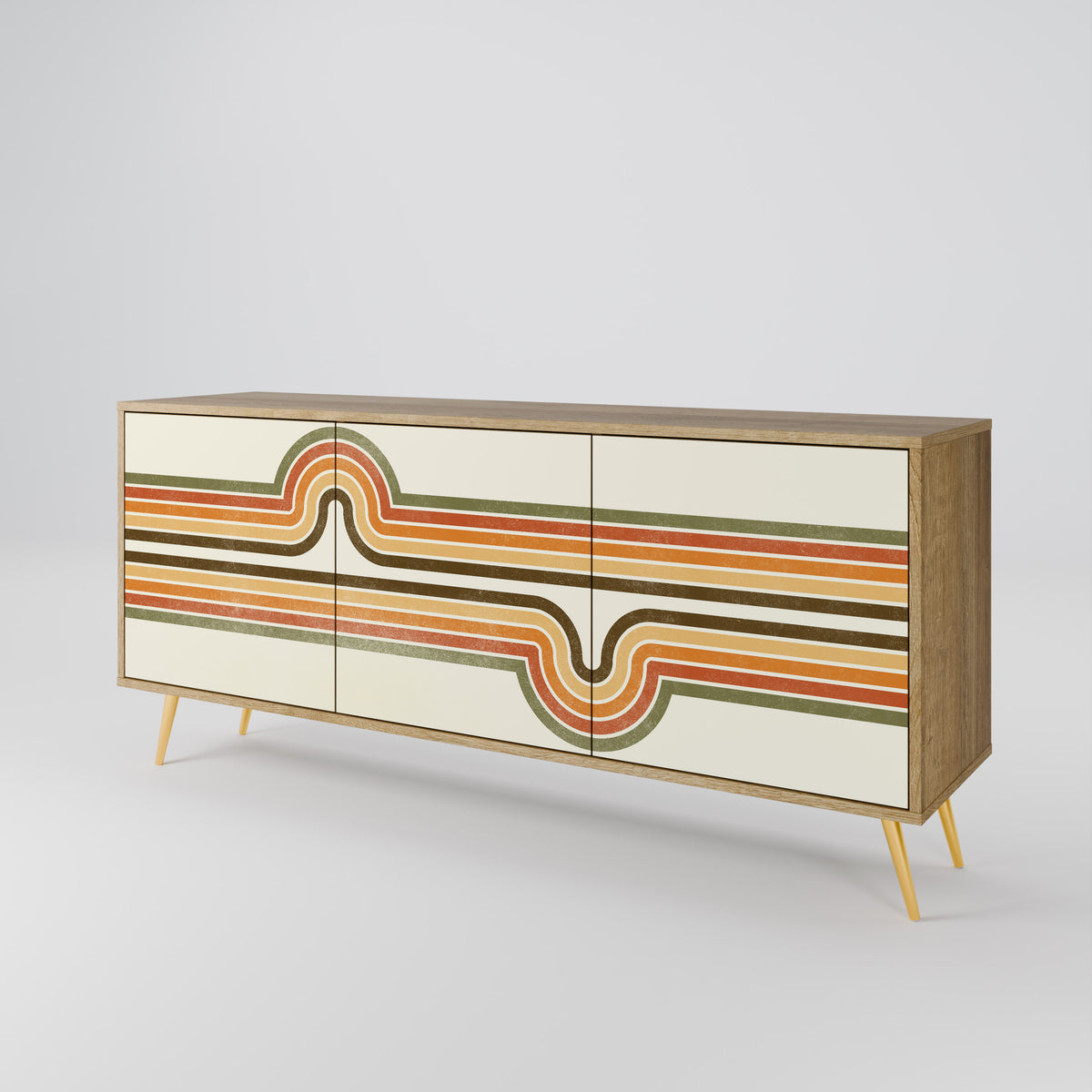 EXCEPTIONAL STREAM Aparador de 3 Portas