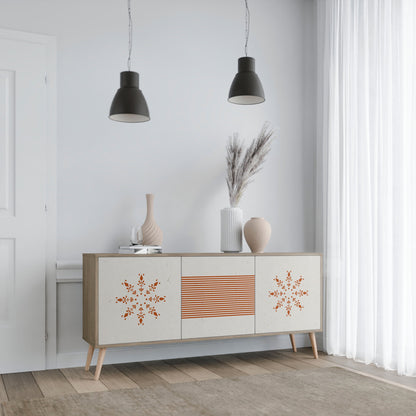 Credenza DAILY HARMONY a 3 ante effetto rovere