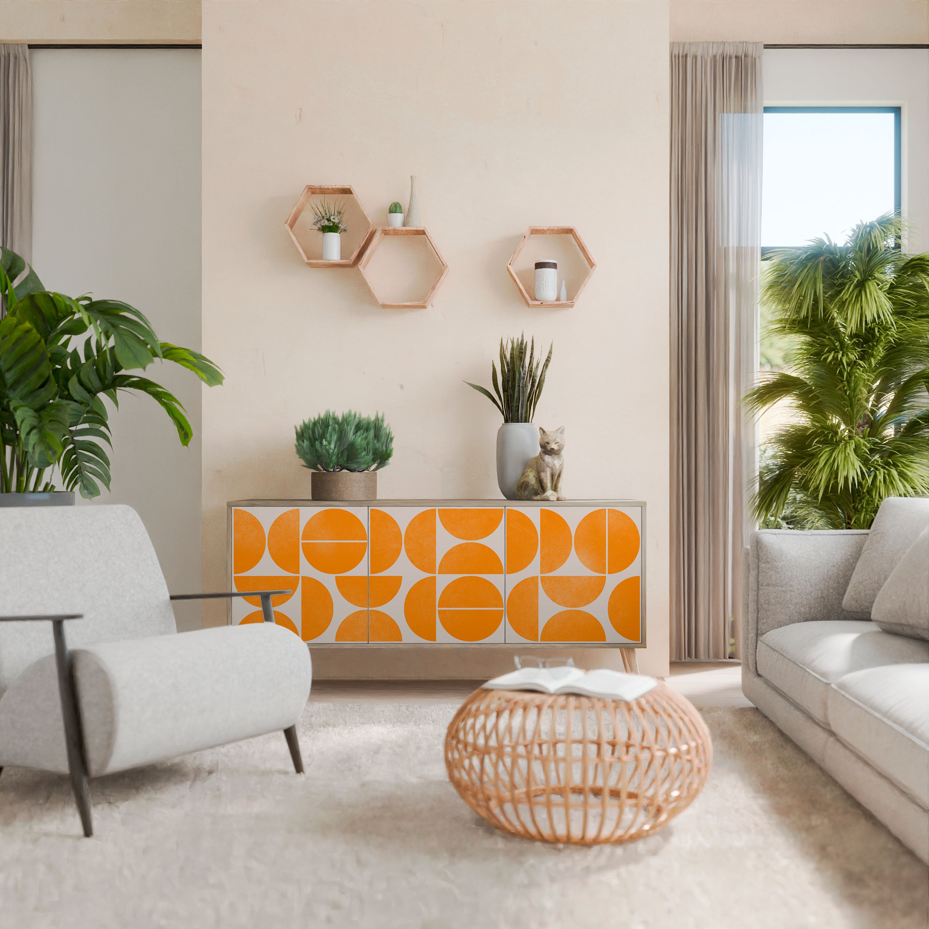 RECURRING DREAMS Aparador de 3 Puertas