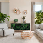 INFINITE MONSTERA Skänk med tre dörrar