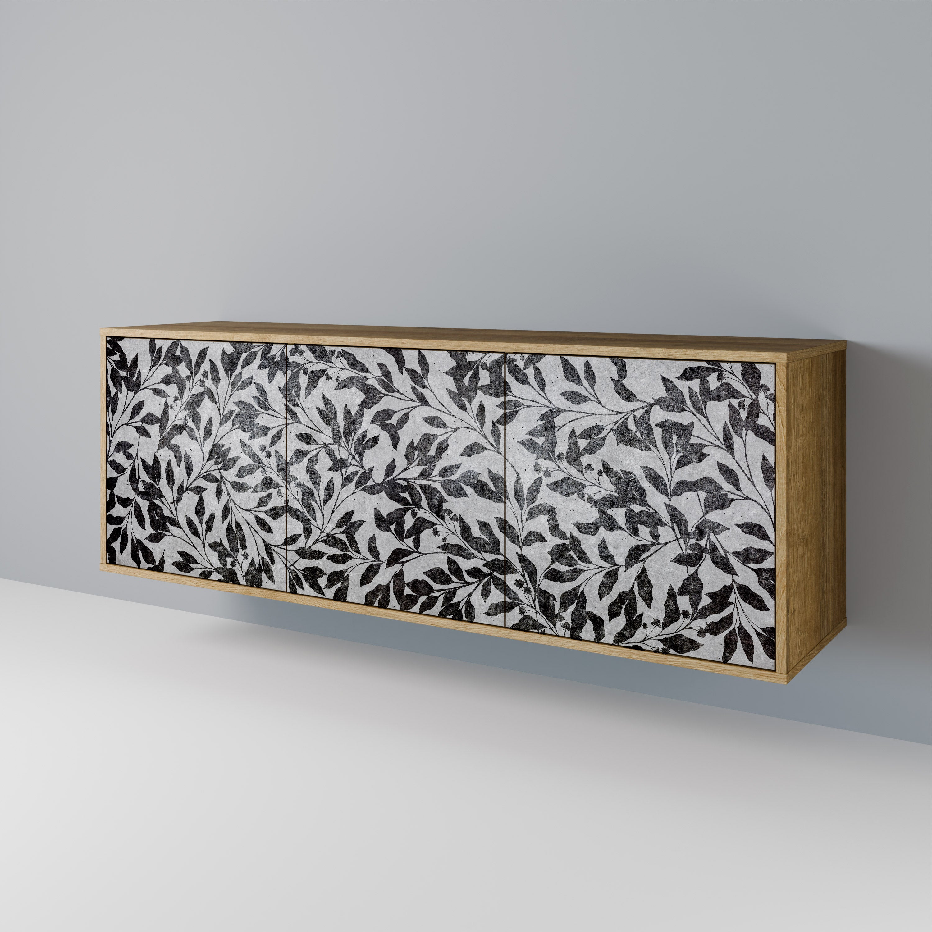 CHARCOAL SPROUT Aparador de 3 Puertas