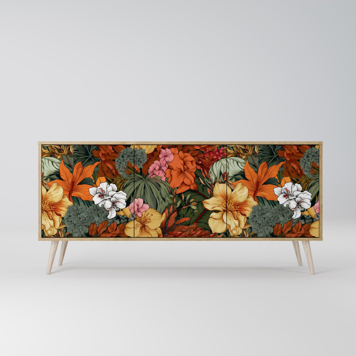 RADIANT FLORA 3-Door Sideboard