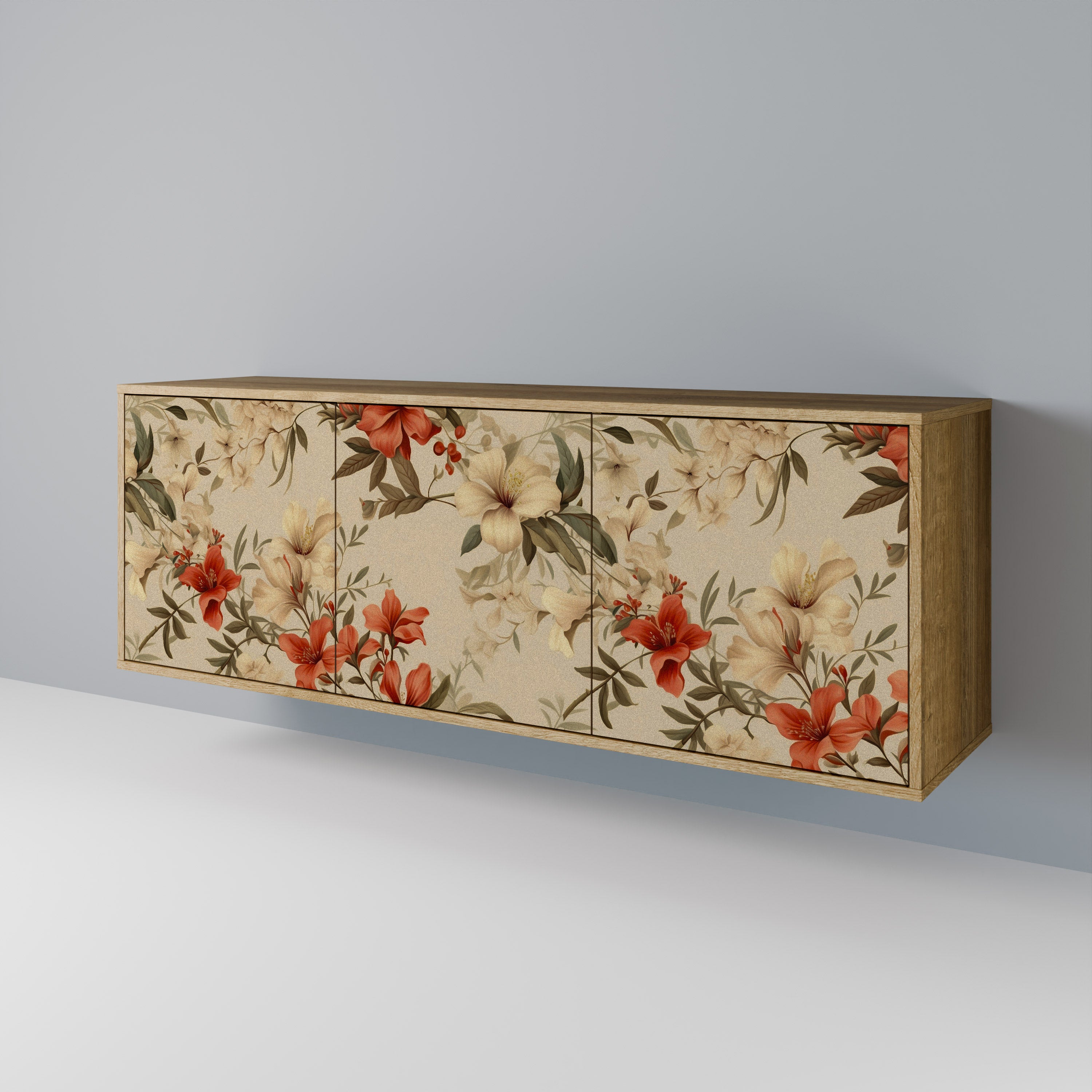 BLOOMING HARMONY Aparador de 3 Puertas