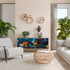 MIDNIGHT BLOSSOM Aparador de 3 Puertas