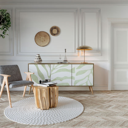 Credenza BOTANICAL SPARK a 3 ante in effetto rovere