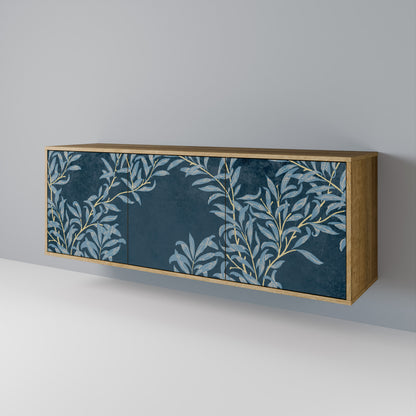 BLUE LEAVES 3-türiges Sideboard