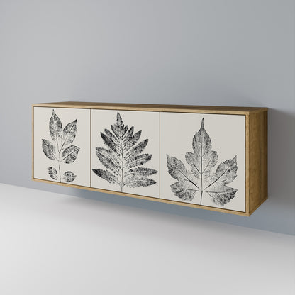 LEAFY STAMPS Třídveřová komoda