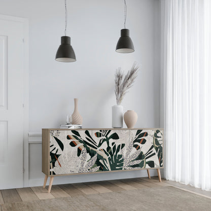 Credenza VERDURE FORMATION a 3 ante in effetto rovere