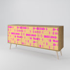 SKATEBOARD ARTISTRY Aparador de 3 Portas